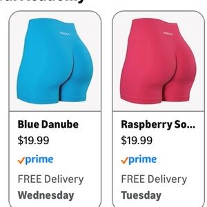 Aurola Pink and Blue POWER shorts